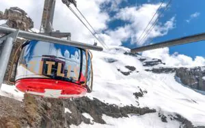Scenic Titlis Cable Car in Switzerland - Enjoy Breathtaking Alpine Views and Glacier Scenery