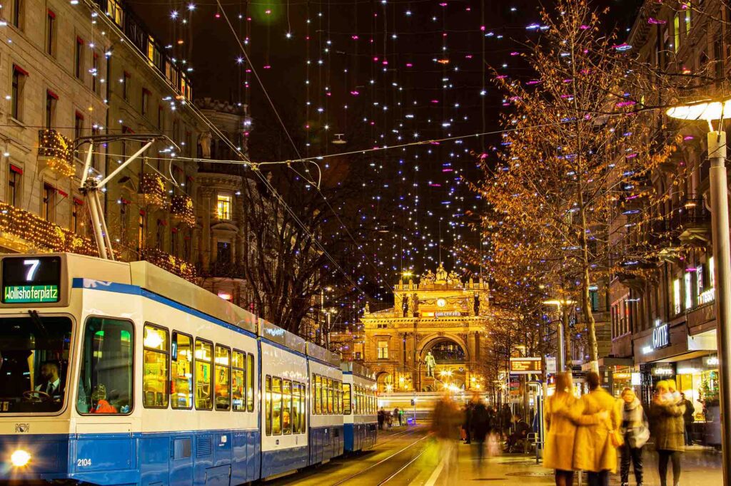 Bahnhofstrasse (Christmas Lights)