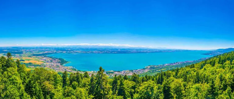 "Scenic Lac de Neuchatel in Switzerland - Enjoy the Serenity and Beauty of the Largest Lake Entirely Within Switzerland