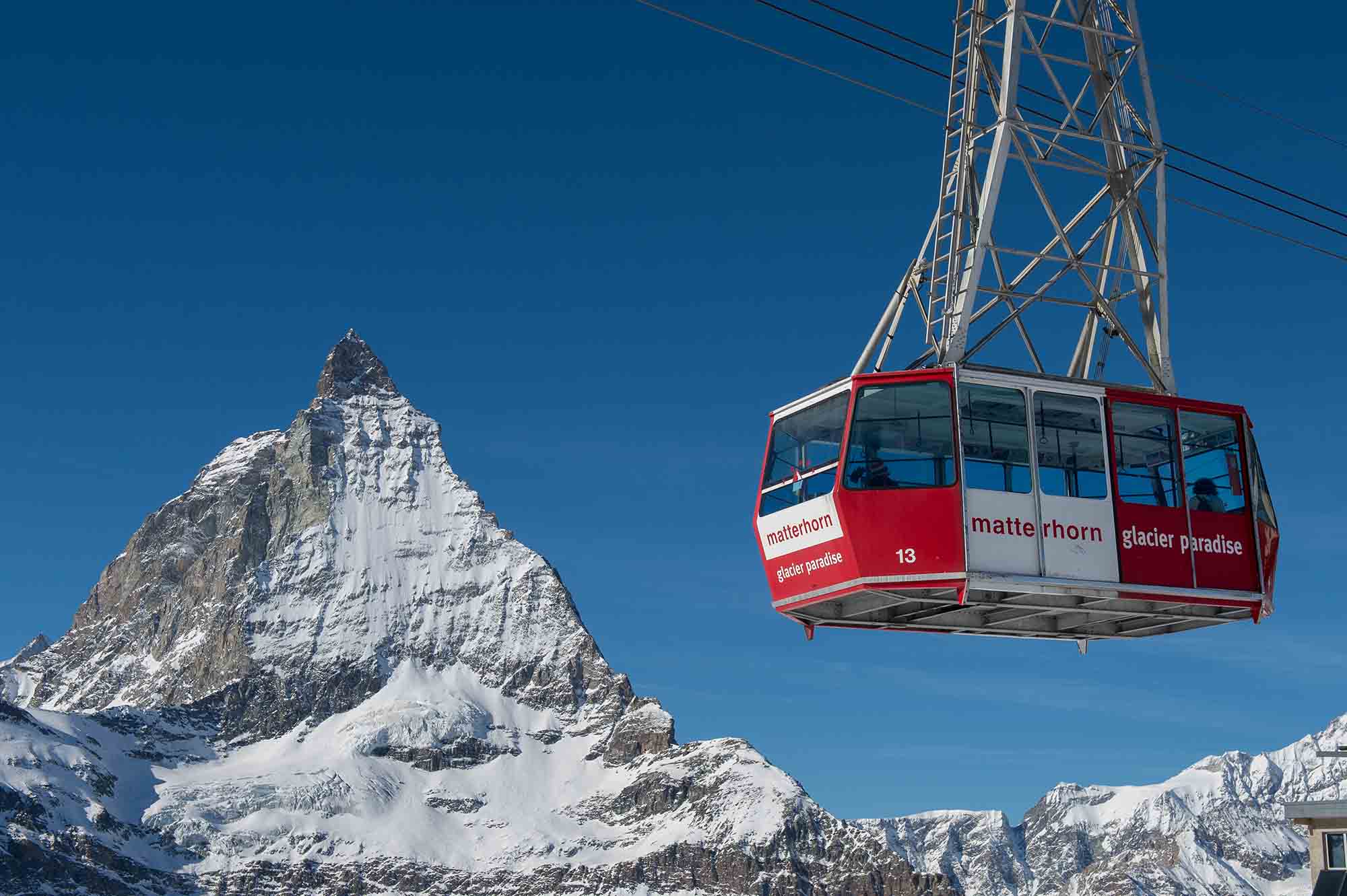 Matterhorn Glacier paradise cable car - Trawell Plan