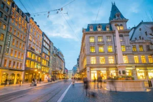 Rue du Rhône, Geneva - Elegant Shopping Street and Luxury Brand Haven