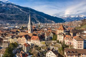 Old Town of Chur: A historic gem in the Swiss Alps, showcasing medieval architecture, cobbled streets, and rich cultural heritage.